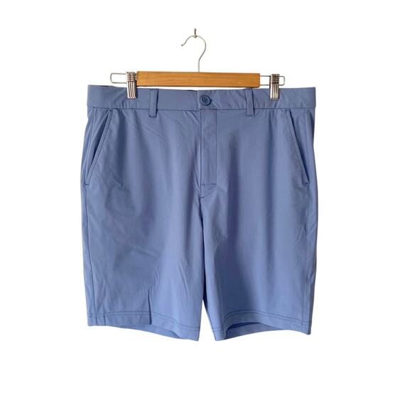 Saxx Caddie Unlined Blue Golf Shorts size 32 - Picture 1 of 4